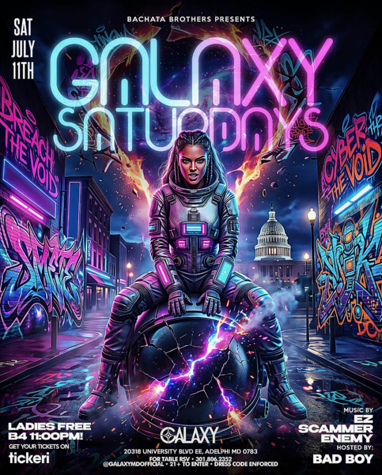 Event - Galaxy Saturdays! El Party #1 de los Sabados | July 11th 2026 - Hyattsville, Maryland - July 11, 2026 | concert tickets