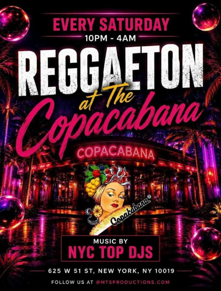 Event - Reggaeton at the Copacabana NYC | Latin Party NYC – Jul 11 - New York, New York - July 11, 2026 | concert tickets