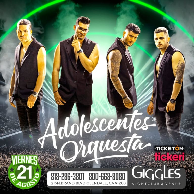 Event - Adolecentes Orquesta  - Glendale, California - August 21, 2026 | concert tickets