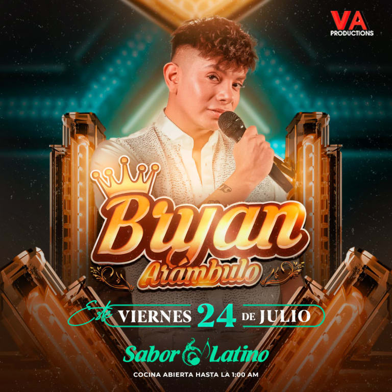 Event - BRYAN ARAMBULA | Sabor Latino - Queens, New York - July 24, 2026 | concert tickets