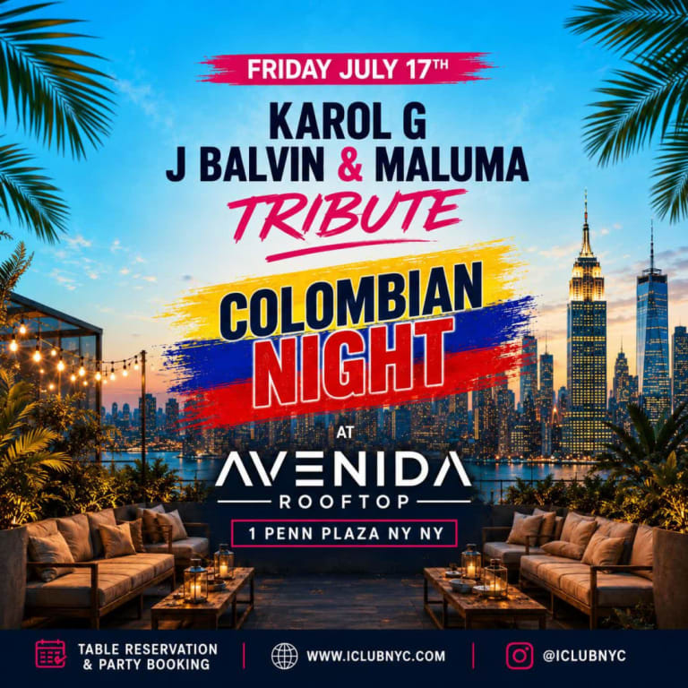 Event - #1 COLOMBIAN NIGHT | KAROL G & J BALVIN & MALUMA @ PERREO AVENIDA - New York, New York - July 17, 2026 | concert tickets