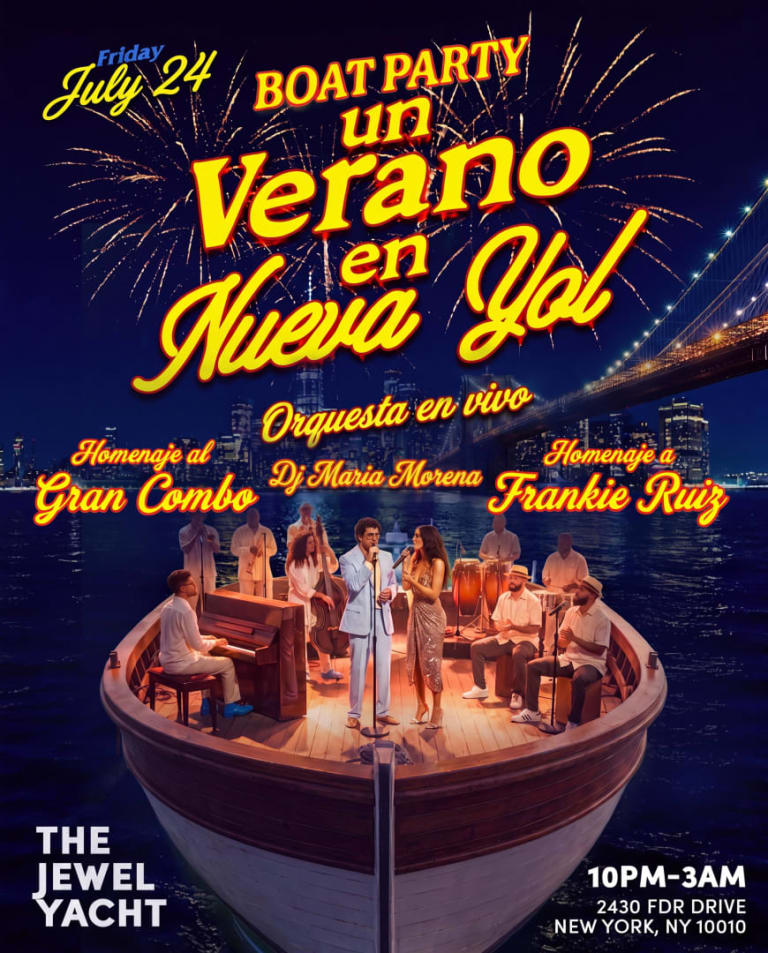 Event - Un Verano en Nueva Yol | Fiesta en bote con Orquesta en Vivo | HMN. a el Gran Combo & Frankie Ruiz - New York, NY - vie, 24 de julio de 2026} | concert tickets