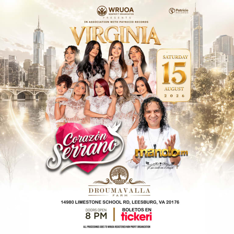 Event - Corazon Serrano en Virginia - Leesburg, Virginia - August 15, 2026 | concert tickets
