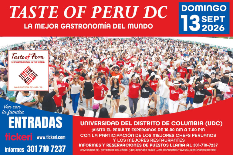 Event - TASTE OF PERU DC / EL AUTÉNTICO FESTIVAL GASTRONÓMICO DEL DMV! / 13 DE SEPTIEMBRE  2026  - Washington, District of Columbia - September 13, 2026 | concert tickets