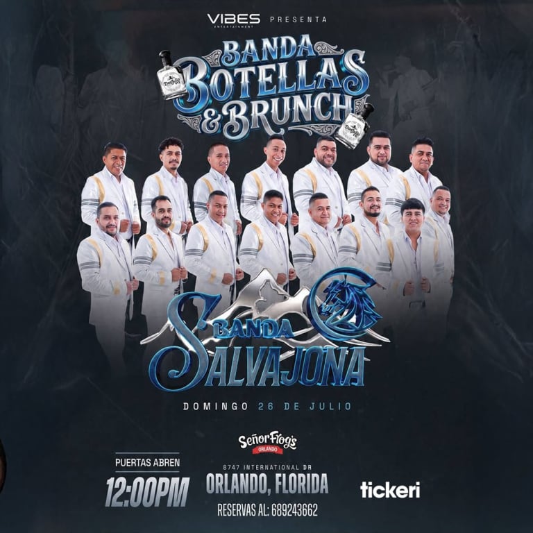 Event - Banda Salvajona  - Orlando, Florida - July 26, 2026 | concert tickets