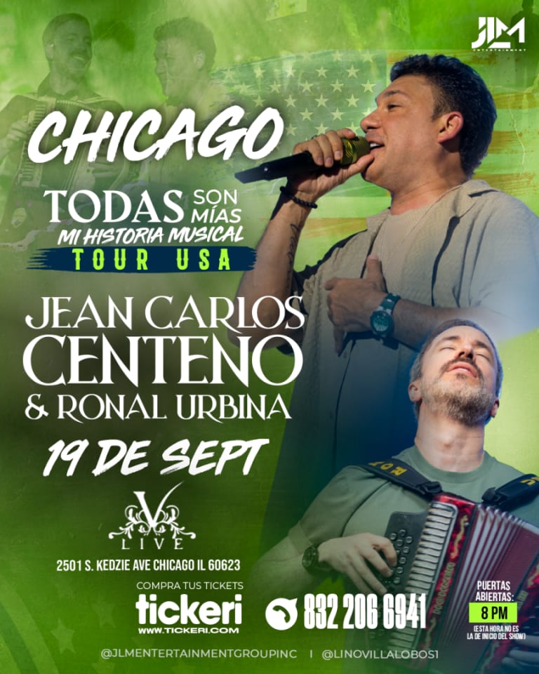 Event - Jean Carlos Centeno & Ronal Urbina en Concierto en Chicago - Chicago, Illinois - September 19, 2026 | concert tickets