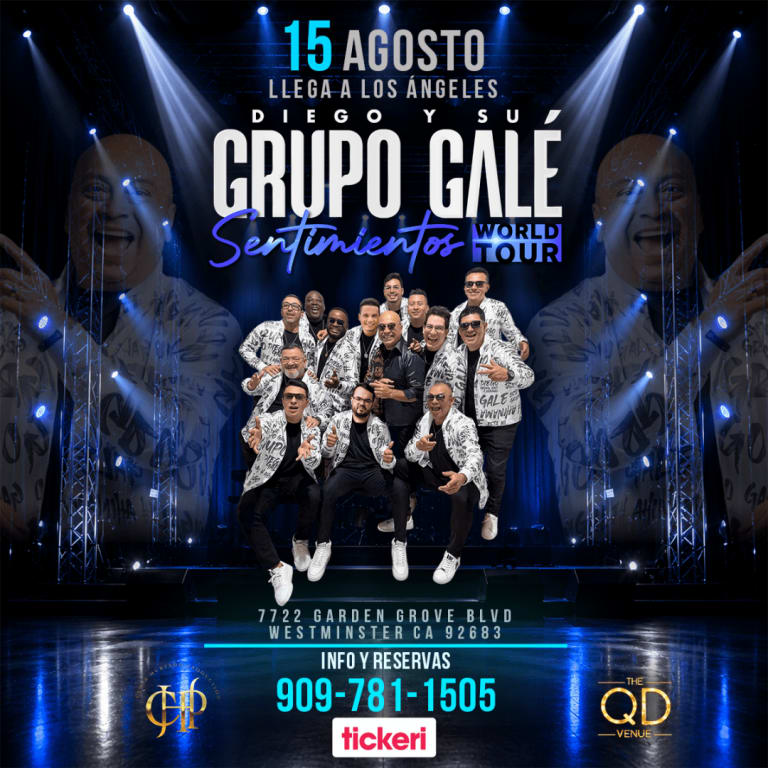 Event - Diego y su Grupo Gale - Sentimientos World Tour  - Westminster, CA - Sat, August 15, 2026} | concert tickets