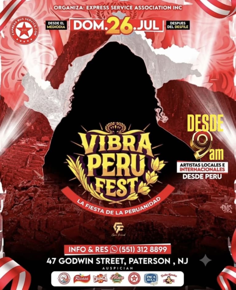 Event - VIBRA PERU FEST - Paterson, New Jersey - July 26, 2026 | concert tickets