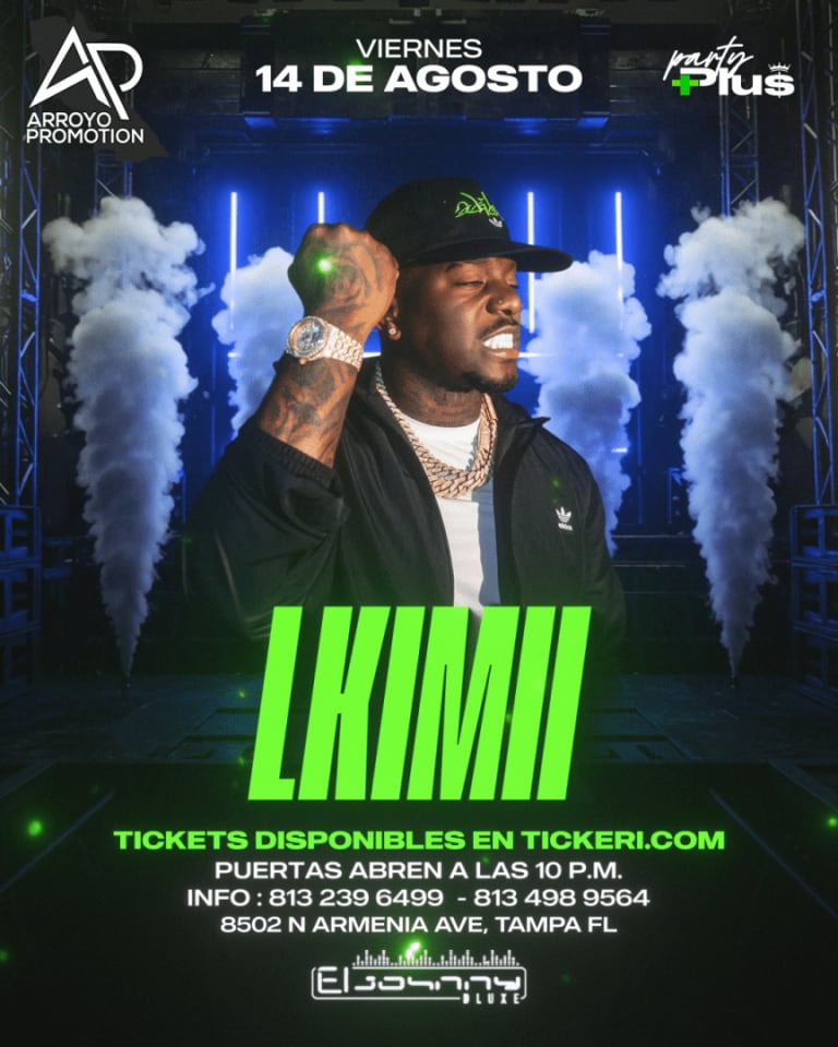 Event - L KIMII - Tampa, FL - Fri, August 14, 2026} | concert tickets