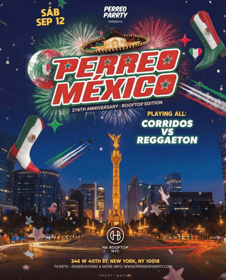 Event - Perreo Mexico-Mexican Independence Night at Highbar Rooftop NYC - New York, New York - September 12, 2026 | concert tickets