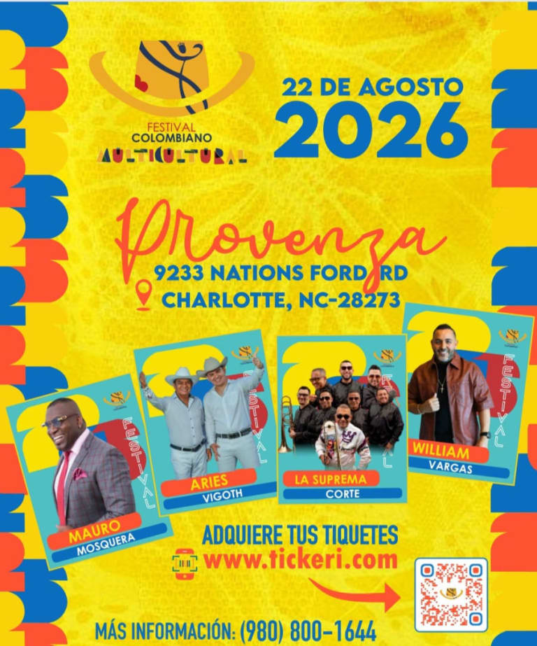Event - Festival Colombiano  - Charlotte, North Carolina - August 22, 2026 | concert tickets