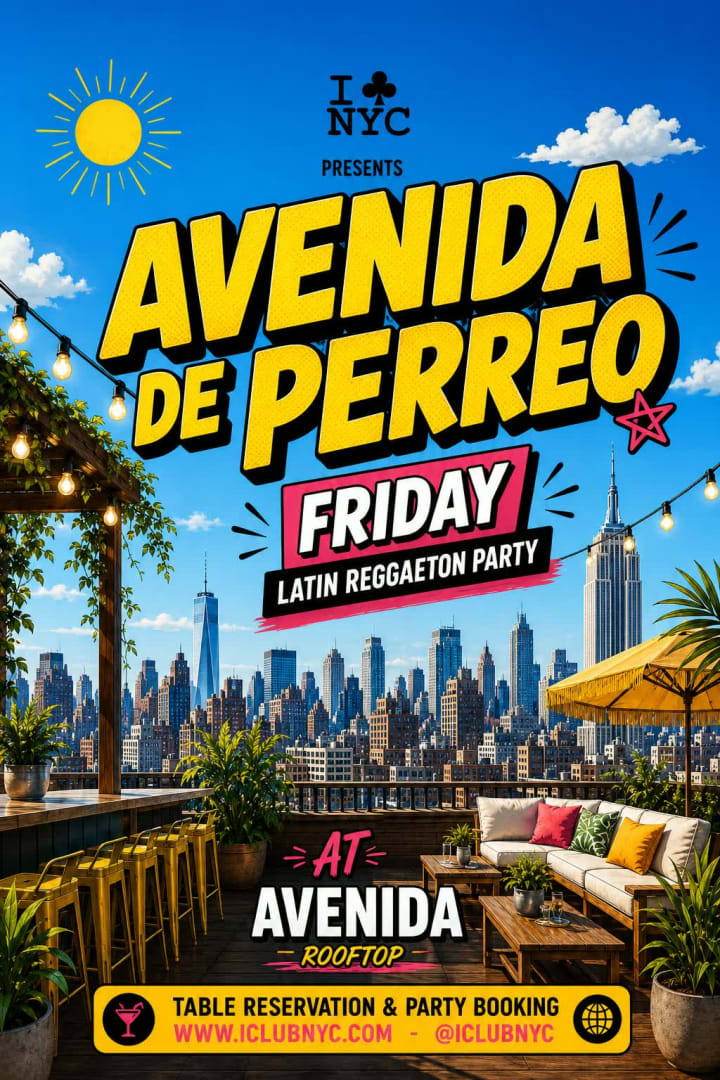 Event - #1 AVENIDA DE PERREO - Latin Reggaeton Rooftop Party - New York, New York - October 2, 2026 | concert tickets