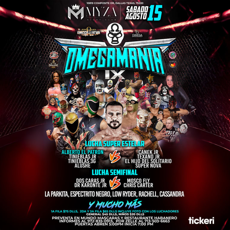 Event - Omegamania IX en MYZA Night Club - Dallas, Texas - August 15, 2026 | concert tickets