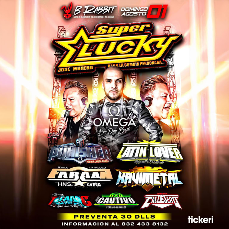Event - Super Lucky en B Rabbit - Houston, Texas - August 1, 2026 | concert tickets
