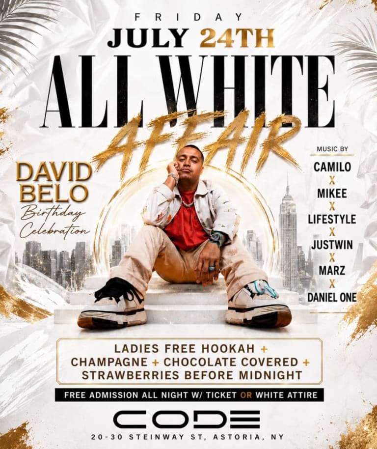 Event - All White Affair Hot 97 Summer Jam After Party DJ Camilo Live At Code Astoria - Astoria, New York - July 24, 2026 | concert tickets