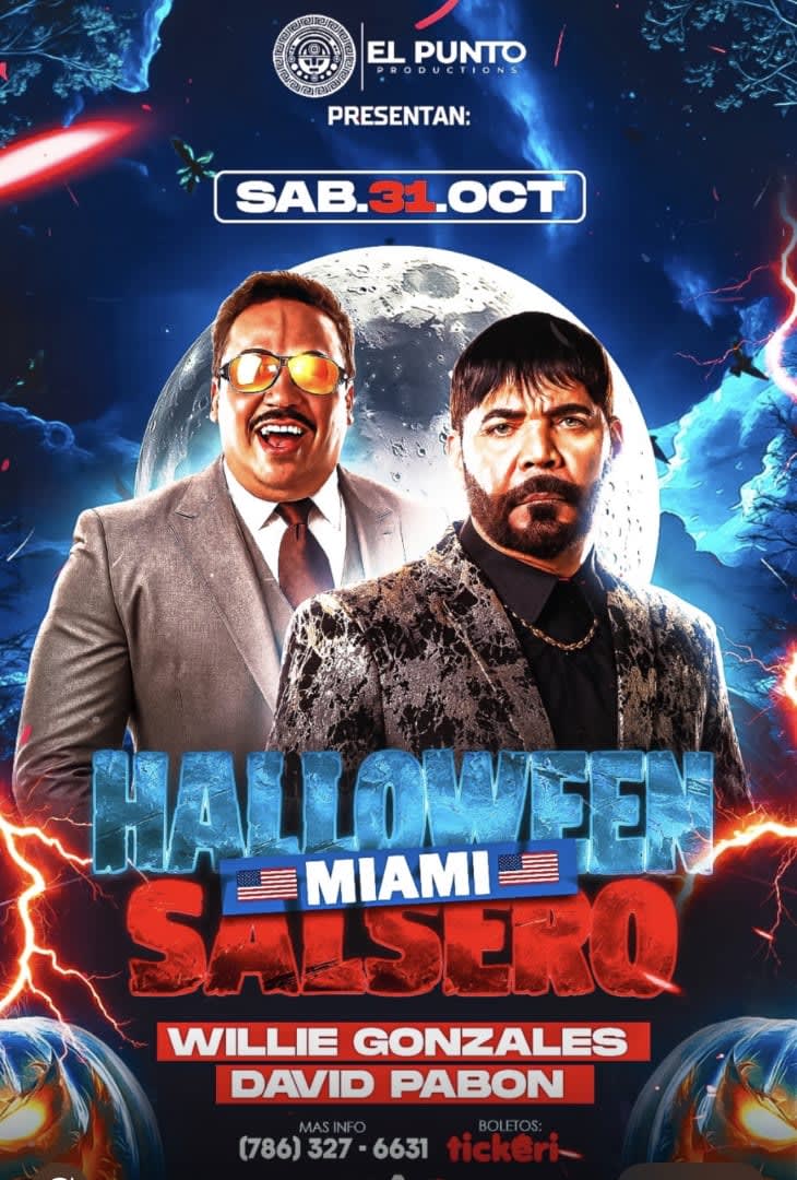 Event - Haloween Salsero 2026 Willie Gonzales vs David Pabon - Hialeah, Florida - 31 de octubre de 2026 | concert tickets
