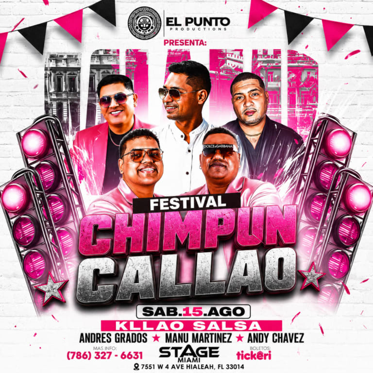 Event - Festival Chim Pum Callao Llega a Miami - Hialeah, Florida - August 15, 2026 | concert tickets