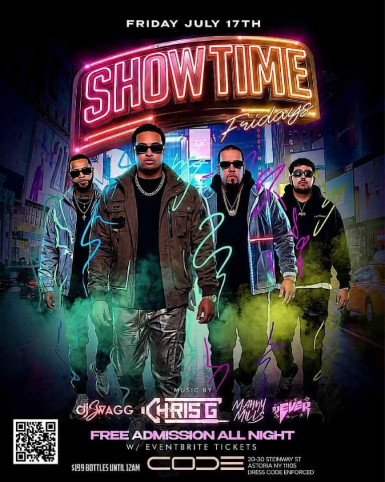 Event - Showtime Fridays at CODE Astoria | Friday Night Party in Queens NYC - Astoria, New York - July 17, 2026 | concert tickets