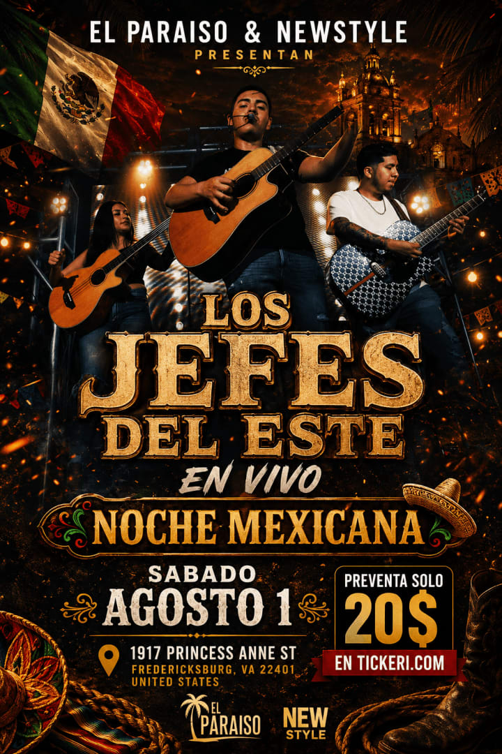Event - los jefes del este - Fredericksburg, Virginia - August 1, 2026 | concert tickets