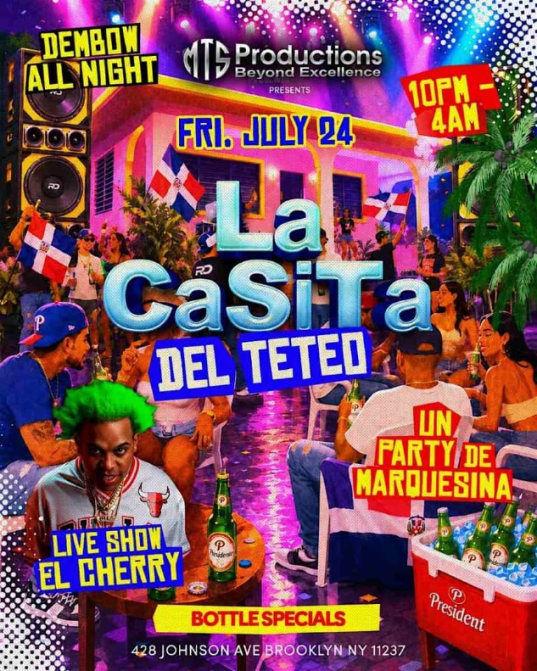 Event - El Cherry Performing Live at La Casita Brooklyn | Reggaeton Party - Brooklyn, New York - July 24, 2026 | concert tickets