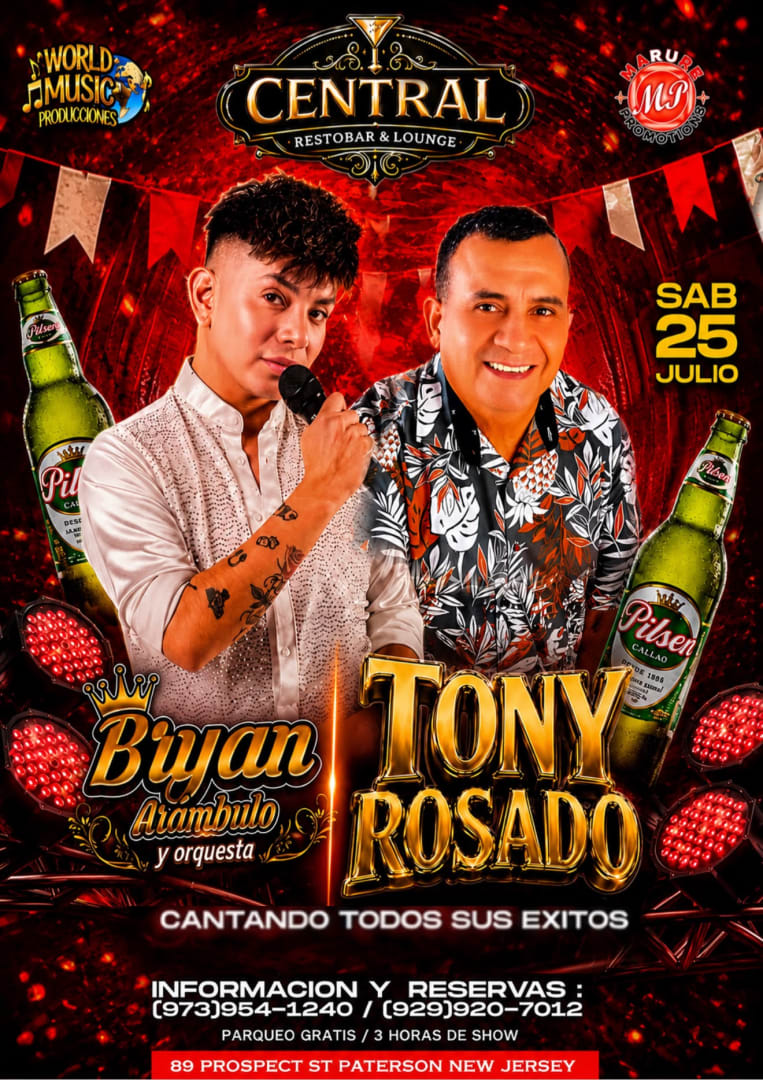 Event - Tony Rosado en New Jersey - Paterson, New Jersey - July 25, 2026 | concert tickets