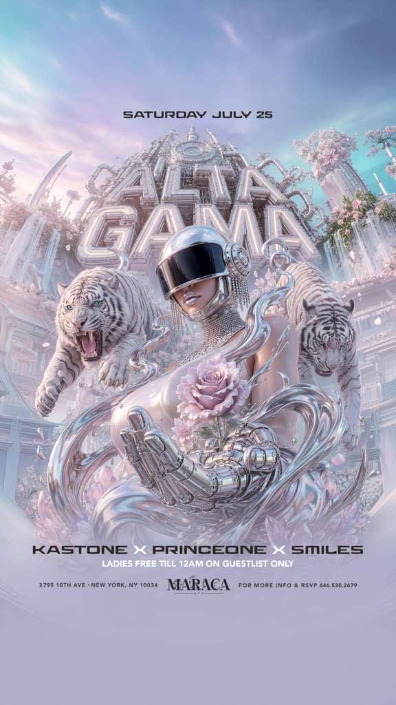 Event - Alta Gama Saturdays Pre Bronx Dominican Day Parade Edition At Maraca NYC - New York, New York - July 25, 2026 | concert tickets