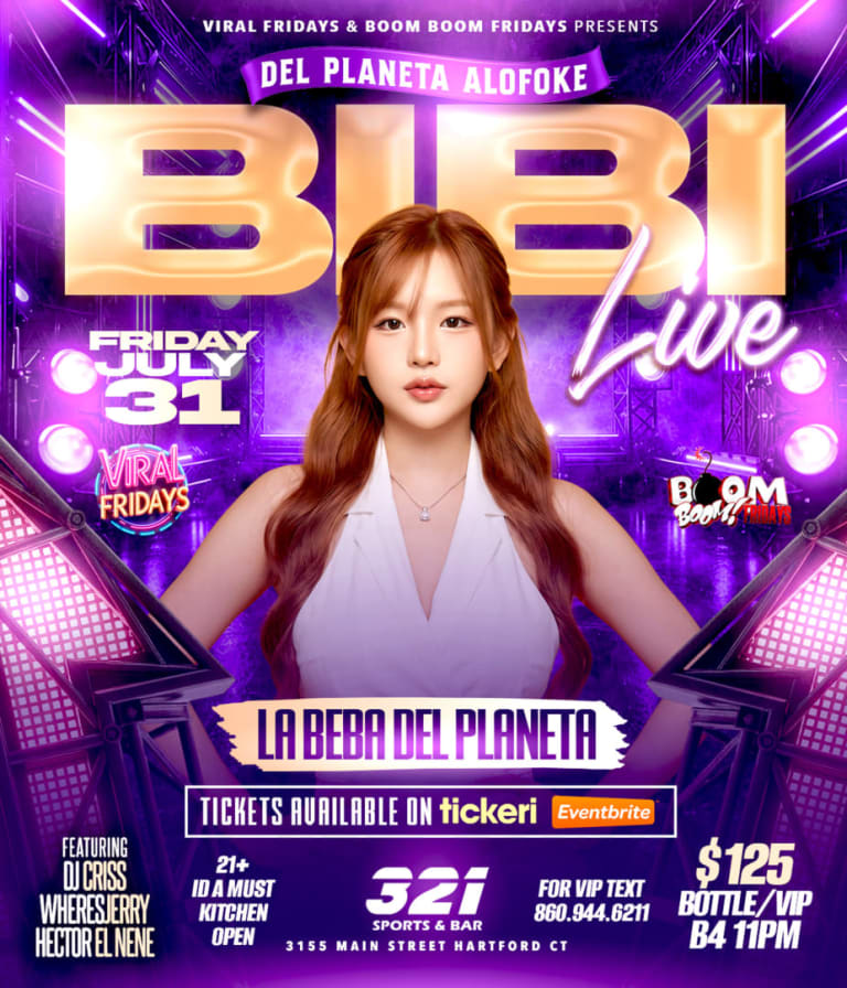 Event - Bibi LIVE - Hartford, Connecticut - July 31, 2026 | concert tickets