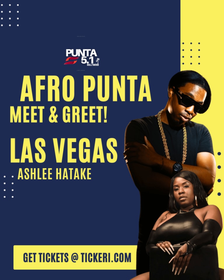 Event - AFRO PUNTA MEET & GREET WORLD TOUR PT 3 (LAS VEGAS NV) ASHLEE HATAKE - Las Vegas, Nevada - July 26, 2026 | concert tickets
