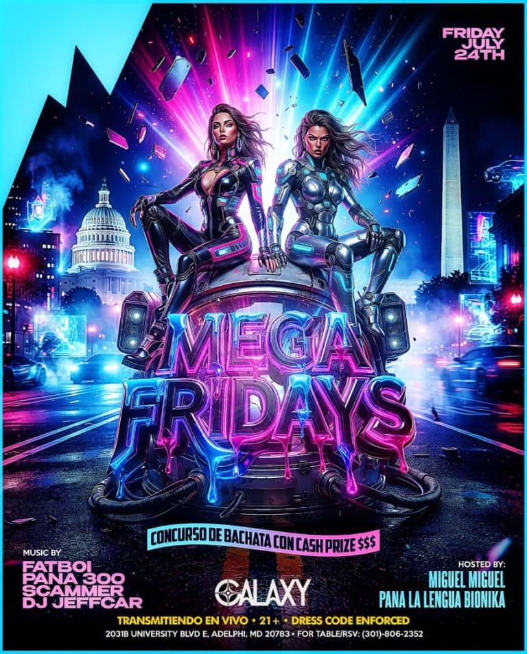 Event - Mega Fridays at Galaxy Night Club! | July 24th - Hyattsville, Maryland - July 24, 2026 | concert tickets