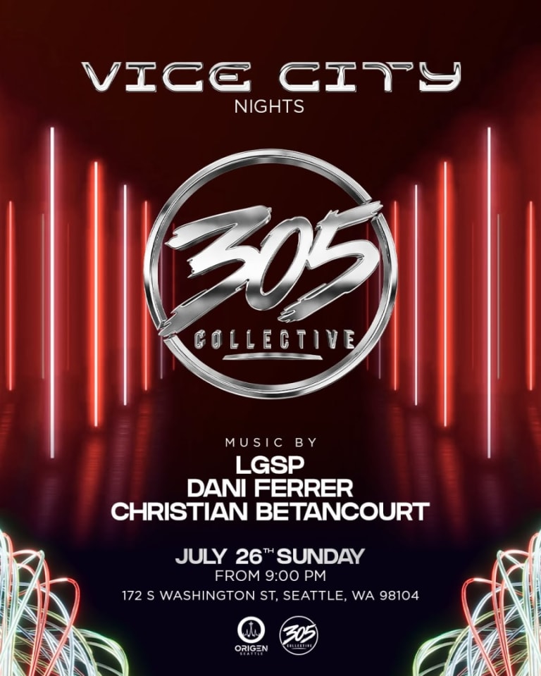 Event - 305 Collective – Vice City Nights in Seattle - Seattle, Washington - July 26, 2026 | concert tickets