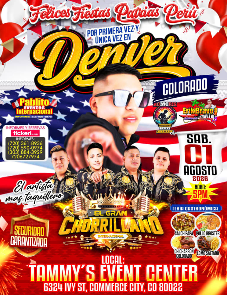 Event - El gran chorrillano en Denver co - Commerce City, Colorado - August 1, 2026 | concert tickets