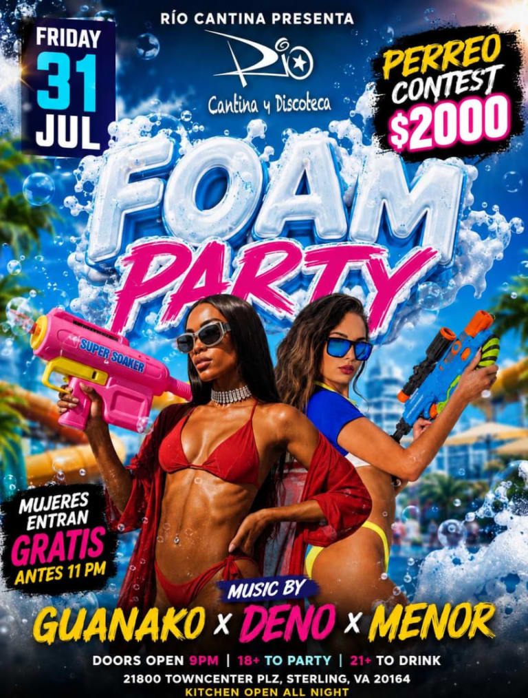 Event - FOAM PARTY !! - Sterling, Virginia - July 31, 2026 | concert tickets