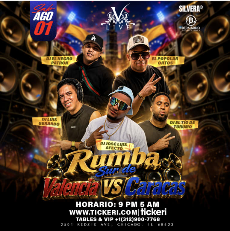 Event - RUMBA SUR DE VALENCIA vs CARACAS - Chicago, Illinois - August 1, 2026 | concert tickets
