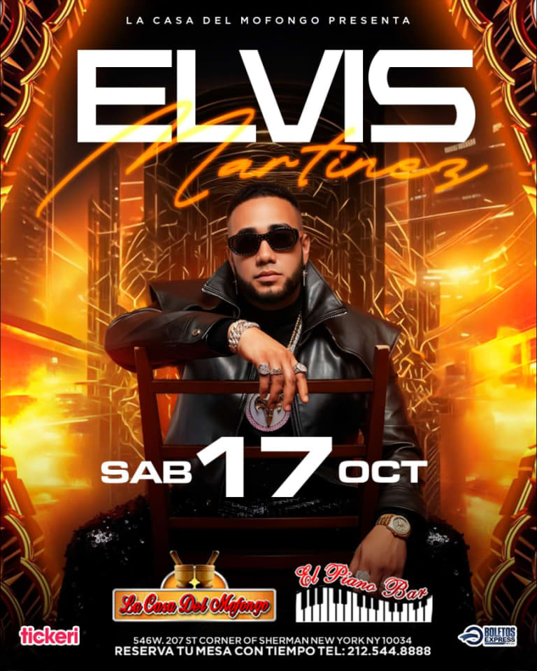 Event - ELVIS MARTINEZ LA CABRA - New York, New York - October 17, 2026 | concert tickets