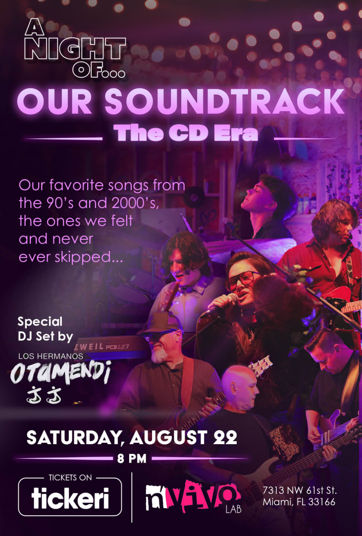 Event - A Night Of... Our Soundtrack. The CD Era - Miami, FL - Sat, August 22, 2026} | concert tickets