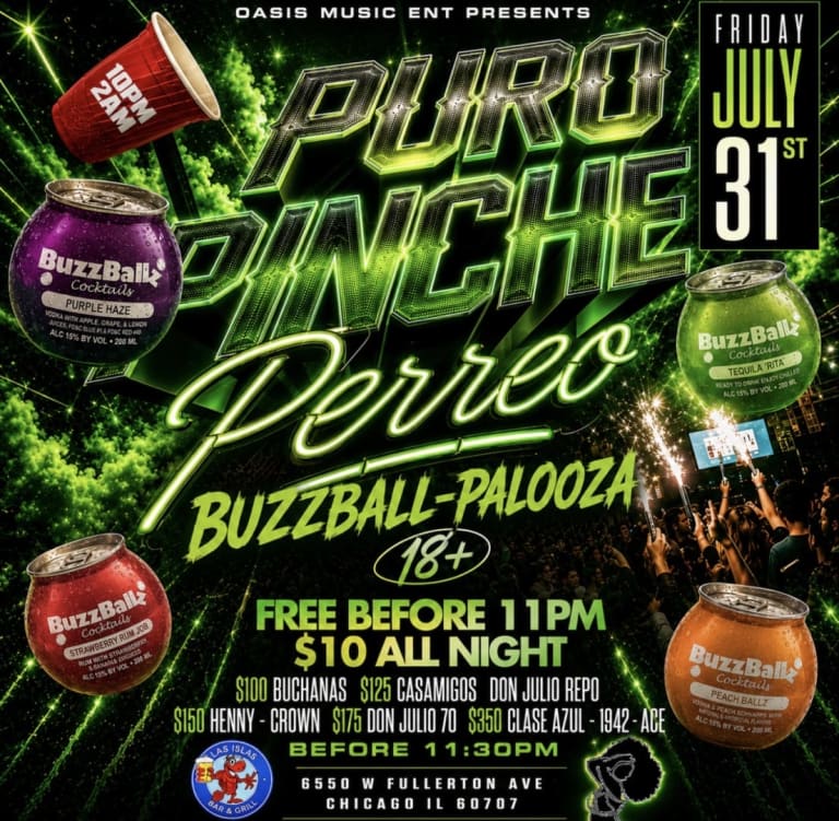 Event - BUZZBALL-PALOOZA PERREO PARTY 7/31/2026 - Lockport, IL - Fri, July 31, 2026} | concert tickets