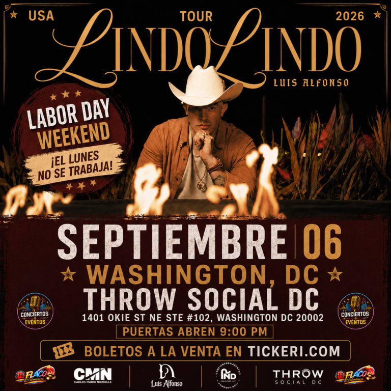Event - 🤠 Luis Alfonso en Washington D.C. | Labor Day Weekend - Washington, DC - Sun, September 6, 2026} | concert tickets