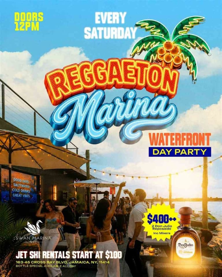 Event - Reggaeton Marina Waterfront Day Party NYC at Swan Marina | August 1 - Queens, New York - August 1, 2026 | concert tickets