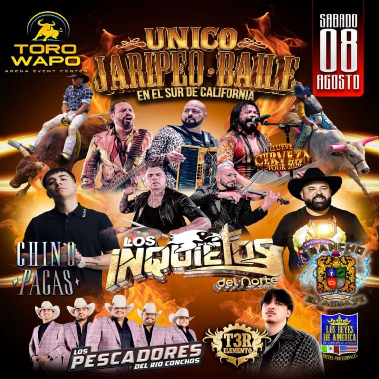 Event - Los Inquietos del Norte - Perris, CA - sáb, 8 de agosto de 2026} | concert tickets
