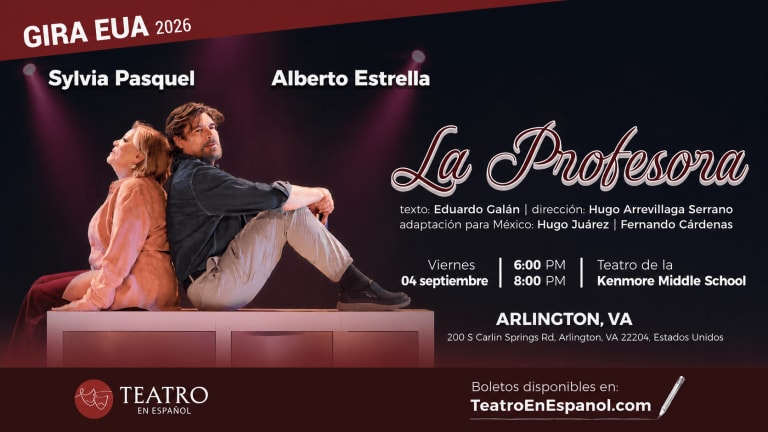 Event - La Profesora, obra teatral con Sylvia Pasquel y Alberto Estrella. Arlington 4 de sept 2da Funcion - Arlington, Virginia - September 4, 2026 | concert tickets