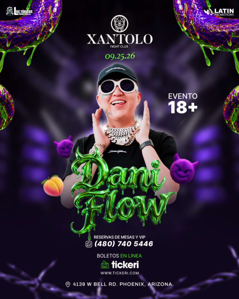 Event - Dani Flow "El Rey del Morbo" en Phoenix Arizona • 18+ - Phoenix, AZ - vie, 25 de septiembre de 2026} | concert tickets