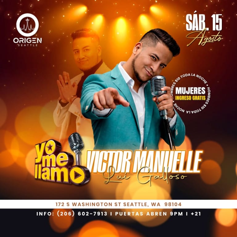 Event - Yo me llamo Victor manuelle Lui Galloso en Seattle - Seattle, Washington - August 15, 2026 | concert tickets