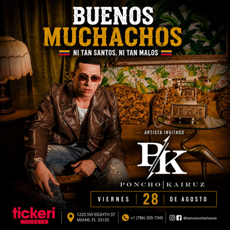 Event - Poncho Kairuz En Vivo Fonda Buenos Muchachos - Miami, Florida - August 28, 2026 | concert tickets