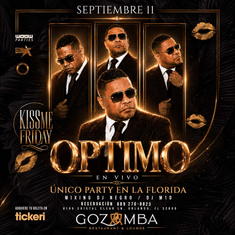 Event - optimo en gozamba orlando  - Orlando, Florida - September 11, 2026 | concert tickets