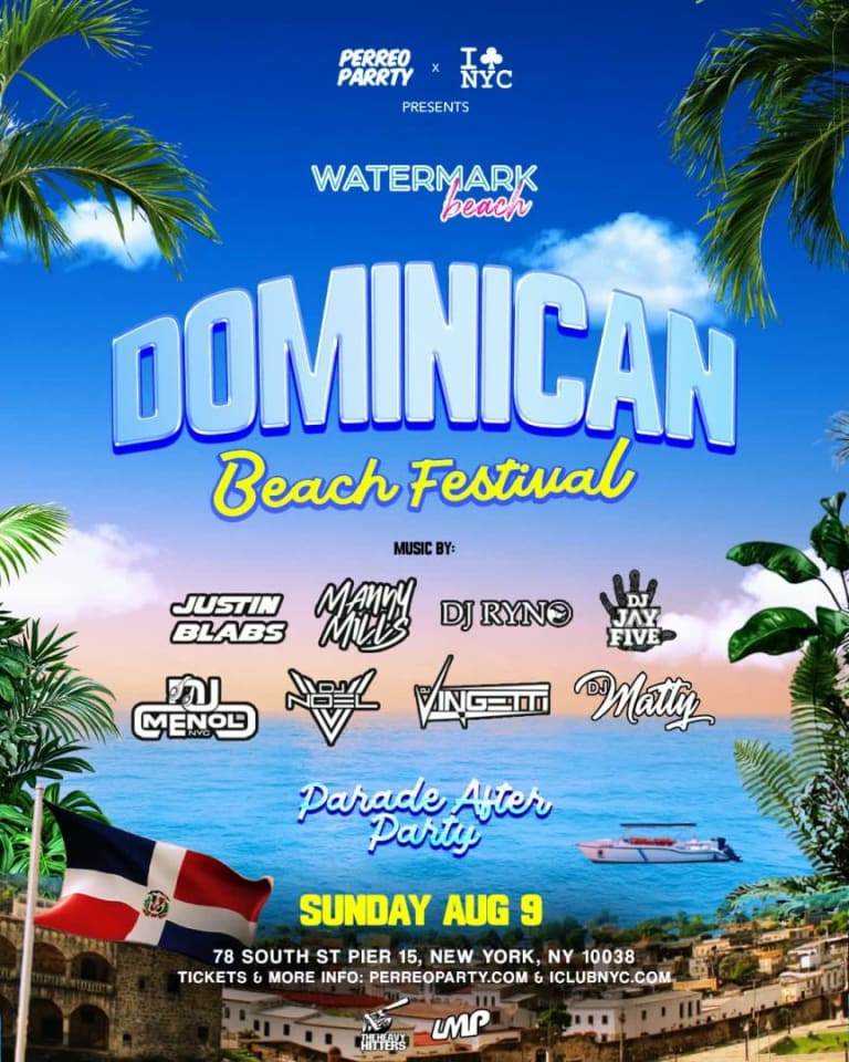 Event - Dominican Beach Festival - Parade After Party at Watermark Pier 15 - New York, New York - August 9, 2026 | concert tickets
