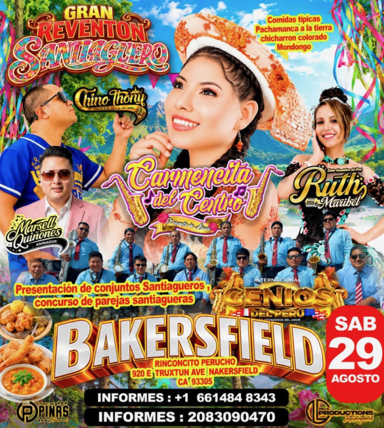 Event - CARMENCITA DEL CENTRO GIRA 2026 - Bakersfield, California - August 29, 2026 | concert tickets