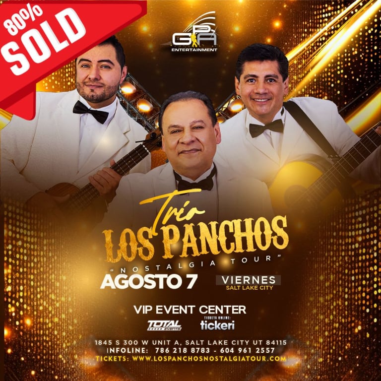 Event - Los Panchos en Salt Lake City - Salt Lake City, Utah - August 7, 2026 | concert tickets