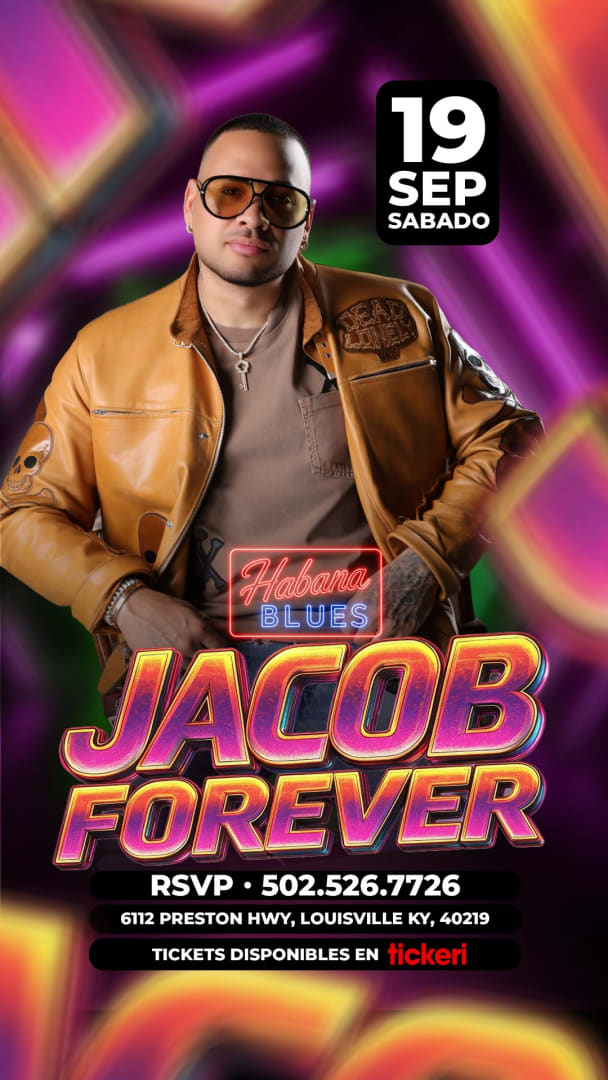 Event - JACOB FOREVER EN CONCIERTO - Louisville, Kentucky - September 19, 2026 | concert tickets