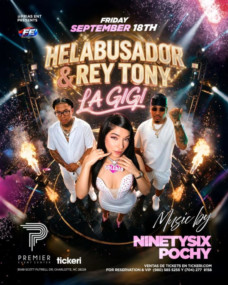 Event - Hellabusador X reytony X La GIGI - Charlotte, North Carolina - September 18, 2026 | concert tickets