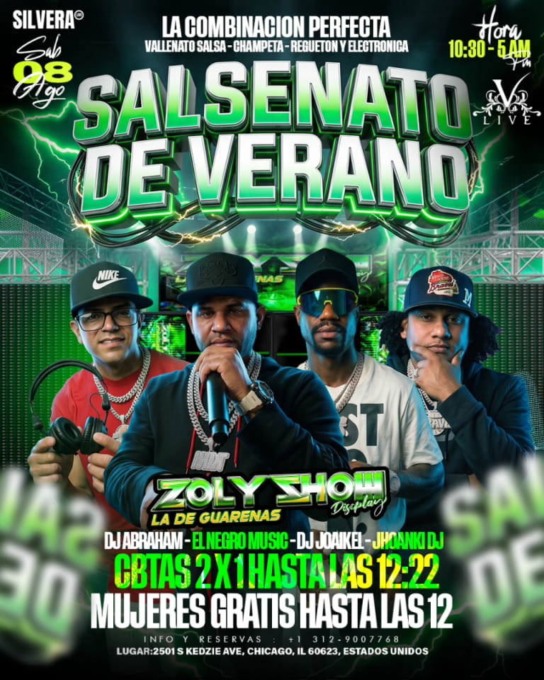 Event - SALSENATO DE VERANO - Chicago, Illinois - August 8, 2026 | concert tickets